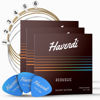 Picture of HAVENDI® Guitar Strings I Acoustic guitar strings with Phosphor Bronze Coating I Brilliant Sound Quality I Includes 3 Picks…