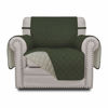 Picture of Easy-Going Chair Sofa Slipcover Reversible Sofa Cover Water Resistant Couch Cover Furniture Protector Cover with Elastic Straps for Pets Kids Children Dog Cat (Chair, Army Green/Beige)