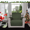 Picture of Easy-Going Chair Sofa Slipcover Reversible Sofa Cover Water Resistant Couch Cover Furniture Protector Cover with Elastic Straps for Pets Kids Children Dog Cat (Chair, Army Green/Beige)