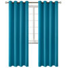 Picture of BGment Blackout Curtains - Grommet Thermal Insulated Room Darkening Bedroom and Living Room Curtains, Set of 2 Panels (52 x 84 Inch, Peacock Blue)