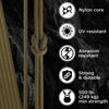 Picture of TECEUM Paracord Type III 550 Coyote Brown - 200 ft - 4mm - Tactical Rope MIL-SPEC - Outdoor para Cord -Camping Hiking Fishing Gear and Equipment - EDC Parachute Cord - Strong Survival Rope 012 n1