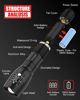 Picture of Victoper Work Light, Bright 2000 Lumens Tactical Flashlights High Lumens with 5 Modes, Waterproof Focus Zoomable Flash Light, Portable Flashlight for Job Site Lighting, Camping, Hiking, Outdoor, Home