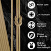 Picture of TECEUM Paracord Type III 550 Golden Sand - 1000 ft - 4mm - Tactical Rope MIL-SPEC - Outdoor para Cord - Camping Hiking Fishing Gear - EDC Parachute Cord - Strong Survival Rope 028 nw