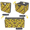 Picture of Homeve Car Trunk Organizer, Car Storage, Reinforced Handles, Collapsible Multi-Compartment Car Organizers, Foldable, Waterproof, 600D Oxford Polyester (Sunflower Leopard Print, 2 Compart)