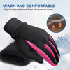 Picture of SIMARI Kids Winter Gloves with Touchscreen, Warm Thermal, Water-Resistant, Windproof for Boys Girls Toddler, Gloves for Cold Weather Running Cycling Snow Skiing Hiking Football Rugby Camping, Pink