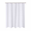 Picture of N&Y HOME RV Shower Curtain or Liner Fabric, 60 x 64 inches Camper Shower Curtain, Travel Trailer Shower Curtain for Camping, White Bathroom Curtains with Grommets, 60x64