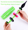 Picture of ouyili Balloon Pump Handheld Two-Way Dual Action - Hand Blower Air Pumper for Balloons - Ballon Inflator Pumping - Manual Baloon Inflators Machine (Green 1 Piece)