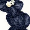 Picture of Socomi Cheesecloth Table Runner 10ft Gauze Boho Rustic Navy Cheese Cloth Table Runner for Baby Shower Decoration Wedding Fall Thanskgiving Table Runner 10pcs Navy