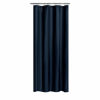 Picture of Fabric Shower Curtain or Liner 36 x 72 Inches Bath Stall Size with 2 Bottom Magnets, Hotel Quality, Washable, Water Repellent, Navy