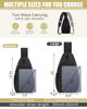 Picture of Pritent Crossbody Bags for Women Men Trendy Sling Bag Bakpack Casual Chest Bag with Convertible Shoulder Strap Travel Cross Body Bag for Hiking Traveling Outdoors(Black)
