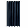 Picture of N&Y HOME Fabric Shower Curtain or Liner Extra Long 72 x 84 Inches - Hotel Quality, Machine Washable, Water Repellent - Navy Blue, 72x84