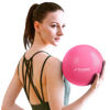 Picture of Trideer Pilates Ball 9 Inch Core Ball, Small Exercise Ball with Exercise Guide Barre Ball Mini Yoga Ball for Pilates, Yoga, Core Training, Physical Therapy, Balance, Stability, Stretching (Rose Pink)