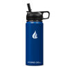 Picture of HYDRO CELL Stainless Steel Insulated Water Bottle with Straw - For Cold & Hot Drinks - Metal Vacuum Flask with Screw Cap and Modern Leakproof Sport Thermos for Kids & Adults (Navy 18oz)