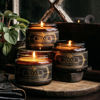 Picture of Jackson Vaughn Scented Texas Candle, Texas - Scents of Wild Sage, Vanilla, Campfire - 16oz Jar - 60 Hour Burn Time