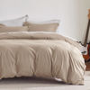 Picture of Bedsure Duvet Cover Twin/Twin XL Size - Soft Double Brushed Bedding Set for Kids & Adults, Zipper Closure, 2 Pieces, Includes 1 Duvet Cover (68"x90") & 1 Pillow Sham, NO Comforter, Hazel