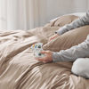 Picture of Bedsure Duvet Cover Twin/Twin XL Size - Soft Double Brushed Bedding Set for Kids & Adults, Zipper Closure, 2 Pieces, Includes 1 Duvet Cover (68"x90") & 1 Pillow Sham, NO Comforter, Hazel
