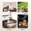 Picture of gogobunny 100% Double Sided Waterproof Dog Blanket Soft Pet Bed Cover Reversible Protect Furniture Couch Sofa Car for Puppy Cat Kids (Dark Coffee/Light Coffee, 30x80 Inch (Pack of 1))
