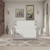 Picture of Easy-Going Oversized Chair Sofa Slipcover Reversible Sofa Cover Water Resistant Couch Cover Furniture Protector Cover with Elastic Straps for Pets Dog (Oversized Chair, Ivory/Ivory)