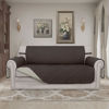 Picture of Easy-Going Sofa Slipcover Reversible Loveseat Sofa Cover Couch Cover for 2 Cushion Couch Furniture Protector with Elastic Straps for Pets Kids Dog Cat (Oversized Loveseat, Chocolate/Beige)