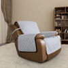 Picture of Easy-Going Oversized Recliner Chair Cover Reversible Sofa Cover Water Resistant Couch Cover Furniture Protector with Elastic Straps for Pets Dog Cat (Oversized Recliner, Light Gray/Light Gray)