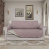 Picture of Easy-Going Sofa Slipcover Reversible Loveseat Sofa Cover Couch Cover for 2 Cushion Couch Furniture Protector with Elastic Straps for Pets Kids Dog Cat (Oversized Loveseat, Pink/Beige)