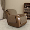 Picture of Easy-Going Oversized Recliner Cover Reversible Couch Cover Sofa Cover for Living Room Water Resistant Furniture Protector with Elastic Straps for Pets Dog (Oversized Recliner, Camel/Ivory)