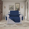 Picture of Easy-Going Chair Sofa Slipcover Reversible Sofa Cover Water Resistant Couch Cover Furniture Protector Cover with Elastic Straps for Pets Kids Children Dog Cat (Chair, Navy/Navy)