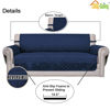 Picture of Easy-Going Chair Sofa Slipcover Reversible Sofa Cover Water Resistant Couch Cover Furniture Protector Cover with Elastic Straps for Pets Kids Children Dog Cat (Chair, Navy/Navy)