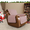Picture of Easy-Going Oversized Recliner Cover Reversible Couch Cover Sofa Cover for Living Room Water Resistant Furniture Protector with Elastic Straps for Pets Dog (Oversized Recliner, Pink/Beige)