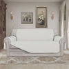 Picture of Easy-Going Sofa Slipcover Reversible Loveseat Sofa Cover Couch Cover for 2 Cushion Couch Furniture Protector with Elastic Straps for Pets Kids Dog Cat (Oversized Loveseat, Ivory/Ivory)