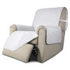 Picture of Easy-Going Recliner Chair Slipcover Reversible Sofa Cover Water Resistant Couch Cover Furniture Protector with Elastic Straps for Pets Dog (Recliner 22 inch, White/White)