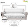 Picture of Easy-Going Chair Sofa Slipcover Reversible Sofa Cover Water Resistant Couch Cover Furniture Protector Cover with Elastic Straps for Pets Kids Children Dog Cat (Chair, White/White)