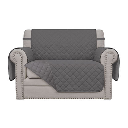 Picture of Easy-Going Oversized Chair Sofa Slipcover Reversible Sofa Cover Water Resistant Couch Cover Furniture Protector Cover with Elastic Straps for Pets Dog (Oversized Chair, Gray/Gray)