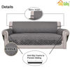 Picture of Easy-Going Oversized Chair Sofa Slipcover Reversible Sofa Cover Water Resistant Couch Cover Furniture Protector Cover with Elastic Straps for Pets Dog (Oversized Chair, Gray/Gray)