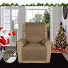 Picture of Easy-Going Recliner Sofa Slipcover Reversible Sofa Cover Water Resistant Couch Cover Furniture Protector with Elastic Straps for Pets Kids Children Dog Cat (Recliner, Camel/Ivory)