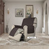Picture of Easy-Going Recliner Chair Slipcover Reversible Sofa Cover Water Resistant Couch Cover Furniture Protector with Elastic Straps for Pets Dog (Recliner 22 inch, Chocolate/Beige)