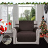 Picture of Easy-Going Chair Sofa Slipcover Reversible Sofa Cover Water Resistant Couch Cover Furniture Protector Cover with Elastic Straps for Pets Kids Children Dog Cat (Chair, Chocolate/Beige)