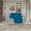 Picture of Easy-Going Oversized Chair Sofa Slipcover Reversible Sofa Cover Water Resistant Couch Cover Furniture Protector Cover with Elastic Straps for Pets Dog (Oversized Chair, Peacock Blue/Beige)