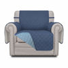 Picture of Easy-Going Chair Sofa Slipcover Reversible Sofa Cover Water Resistant Couch Cover Furniture Protector Cover with Elastic Straps for Pets Kids Children Dog Cat (Chair, Dark Blue/Light Blue)