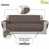 Picture of Easy-Going Reversible Loveseat Couch Cover for 2 Cushion Couch Sofa Cover for Dogs Water Resistant Furniture Protector with Foam Sticks Elastic Straps for Pet (Loveseat, Taupe/Ivory)
