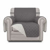 Picture of Easy-Going Chair Sofa Slipcover Reversible Sofa Cover Water Resistant Couch Cover Furniture Protector Cover with Elastic Straps for Pets Kids Children Dog Cat (Chair, Gray/Ivory)