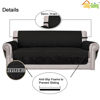 Picture of Easy-Going Oversized Chair Sofa Slipcover Reversible Sofa Cover Water Resistant Couch Cover Furniture Protector Cover with Elastic Straps for Pets Dog (Oversized Chair, Black/Black)