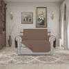 Picture of Easy-Going Oversized Chair Sofa Slipcover Reversible Sofa Cover Water Resistant Couch Cover Furniture Protector Cover with Elastic Straps for Pets Dog (Oversized Chair, Brown/Brown)
