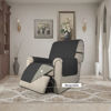Picture of Easy-Going Recliner Chair Slipcover Reversible Sofa Cover Water Resistant Couch Cover Furniture Protector with Elastic Straps for Pets Dog (Recliner 22 inch, Dark Gray/Beige)