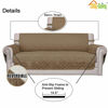 Picture of Easy-Going Sofa Slipcover Reversible Loveseat Sofa Cover Couch Cover for 2 Cushion Couch Furniture Protector with Elastic Straps for Pets Kids Dog Cat (Oversized Loveseat, Camel/Ivory)