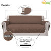 Picture of Easy-Going Sofa Slipcover Reversible Loveseat Sofa Cover Couch Cover for 2 Cushion Couch Furniture Protector with Elastic Straps for Pets Kids Dog Cat (Oversized Loveseat, Brown/Brown)
