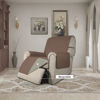 Picture of Easy-Going Recliner Chair Slipcover Reversible Sofa Cover Water Resistant Couch Cover Furniture Protector with Elastic Straps for Pets Dog (Recliner 22 inch, Brown/Beige)