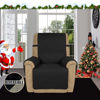Picture of Easy-Going Recliner Sofa Slipcover Reversible Sofa Cover Water Resistant Couch Cover Furniture Protector with Elastic Straps for Pets Kids Children Dog Cat (Recliner, Black/Beige)
