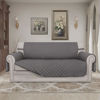 Picture of Easy-Going Sofa Slipcover Reversible Loveseat Sofa Cover Couch Cover for 2 Cushion Couch Furniture Protector with Elastic Straps for Pets Kids Dog Cat (Oversized Loveseat, Gray/Gray)