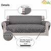 Picture of Easy-Going Sofa Slipcover Reversible Loveseat Sofa Cover Couch Cover for 2 Cushion Couch Furniture Protector with Elastic Straps for Pets Kids Dog Cat (Oversized Loveseat, Gray/Gray)